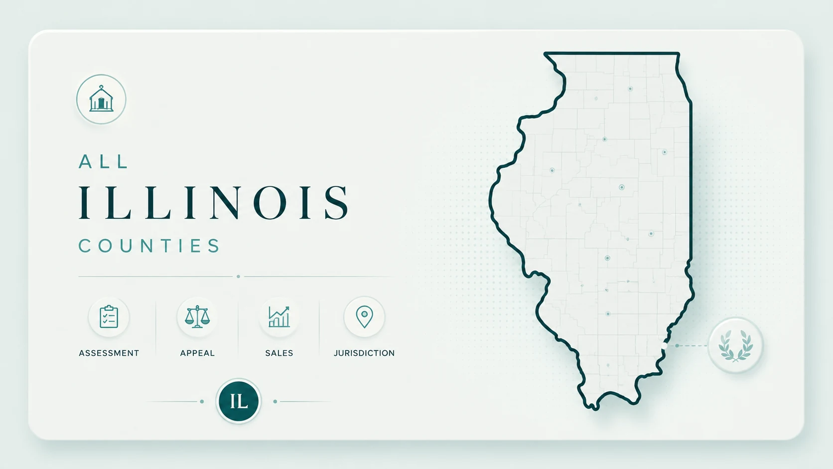 All Illinois counties property tax workflow visual